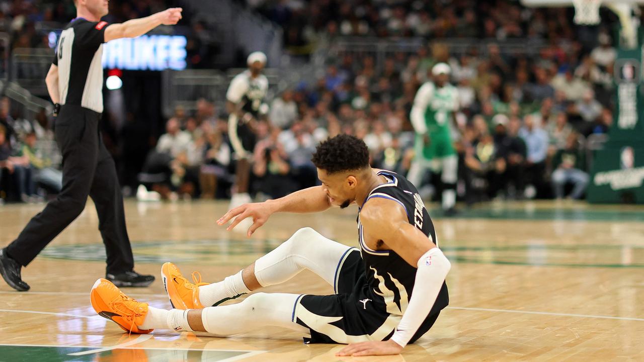 Giannis Antetokounmpo of the Milwaukee Bucks. Photo by Stacy Revere / GETTY IMAGES NORTH AMERICA / Getty Images via AFP