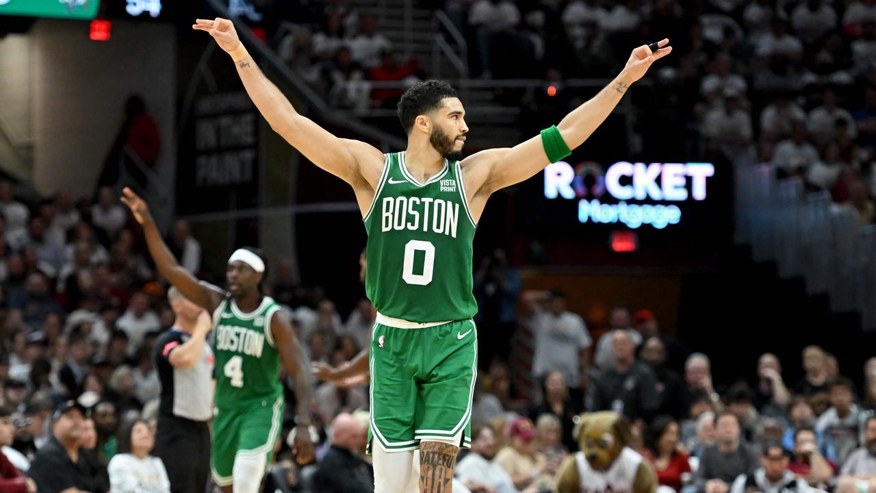 Tatum starred for Boston. (Photo by Nick Cammett / GETTY IMAGES NORTH AMERICA / Getty Images via AFP)
