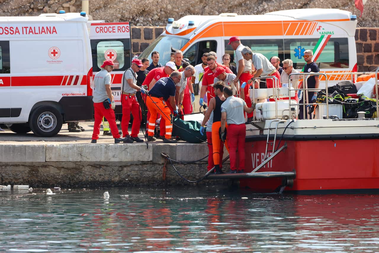 One dead, six missing after sailboat sinks off Palermo