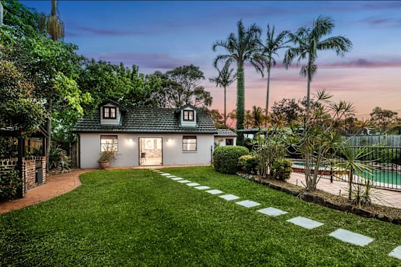 The granny flat at the rear of the Forestville home.