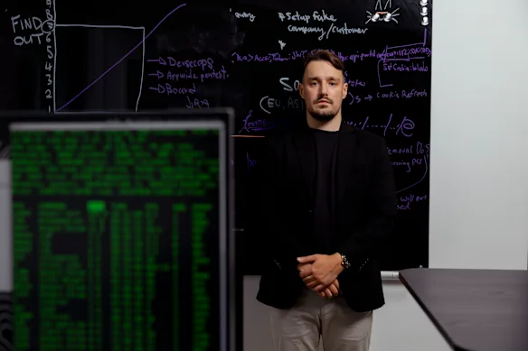 Jamieson O’Reilly, founder and chief executive of cybersecurity firm Dvuln.