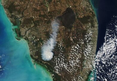 Smoke Rises Over Big Cypress National Preserve