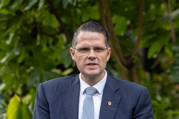 Shadow Attorney-General James Newbury.