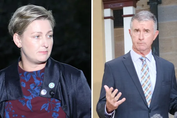 Queensland ministers Amanda Camm and Tim Mander held separate press conferences late on Wednesday, amid growing scrutiny of their relationship.