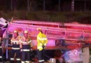 Truck rollover on South Australian freeway