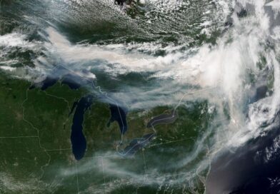 Ontario Wildfire Smoke Moves East