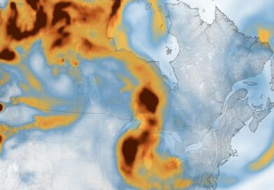 A Week of Smoky Skies Across North America