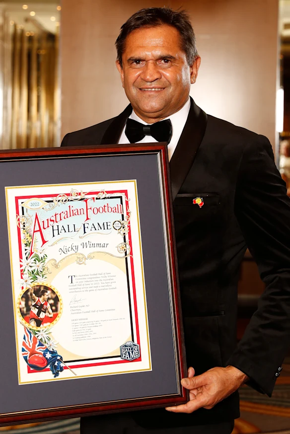 Winmar was inducted into the Australian Football Hall of Fame in 2022.