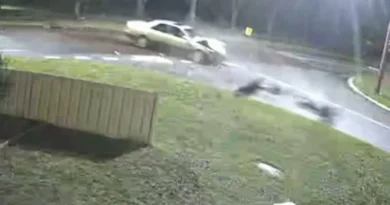 Dirt bike hits Camry in dramatic collision caught on CCTV Dirt bike hits Camry in dramatic collision caught on CCTV