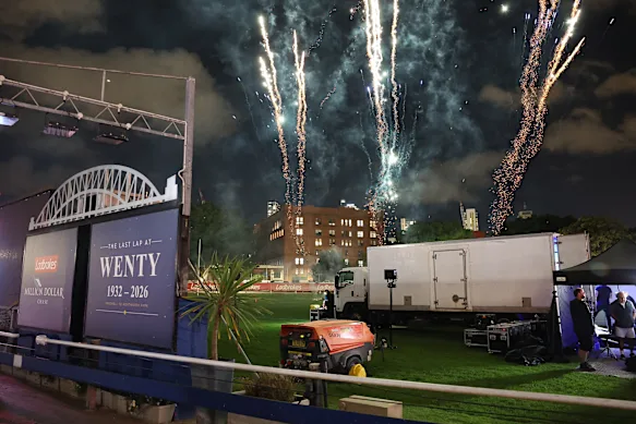 Fireworks as ‘Wenty’ marks an end.