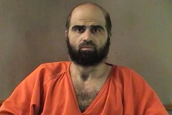 Nidal Hasan in an undated photo provided by the Bell County Sheriff’s Department.